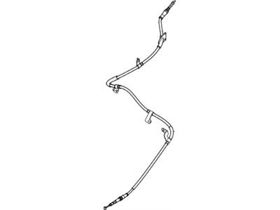 Kia Sorento Parking Brake Cable - 597701U600