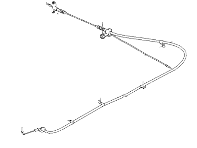 Kia 597703E500 Cable Assembly-Parking Brake