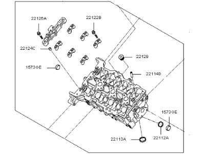 Kia 221103CGC1 Head Sub Assembly-Cylinder