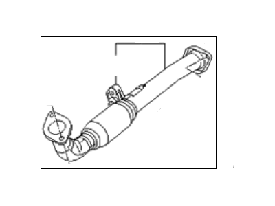 Kia 286102J150 Front Muffler Assembly