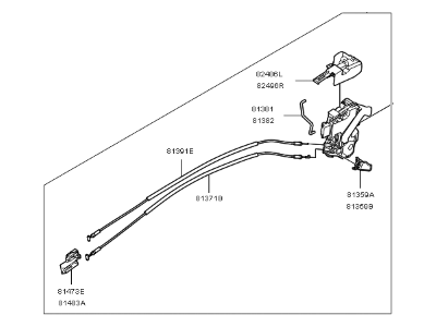 2016 Kia Forte Koup Door Lock Actuator - 81320A7051