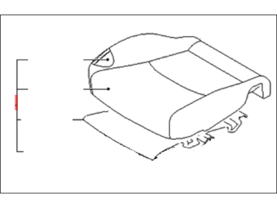 Kia 881032J350ABL Cushion Assembly-Front Seat