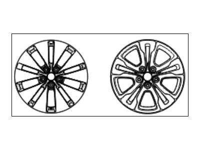 Kia 529104C170 Wheel Assembly-Aluminum