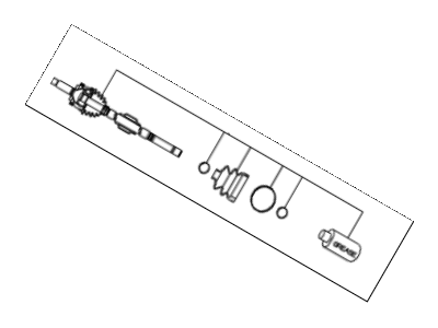 Kia 495913F060 Joint Set-Outer,LH