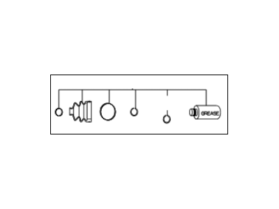 Kia 495953F030 Boot Set-In Joint,RH