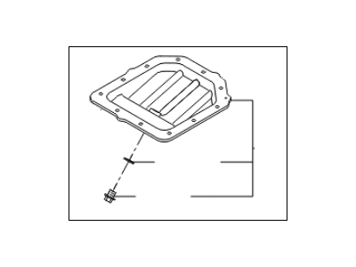 Kia Soul Oil Pan - 215102B040