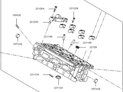 Kia 221103CAB1A Head Sub Assembly-Cylinder