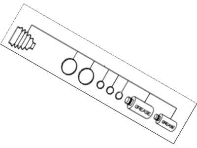 Kia 495944D000 Boot Set-Out Joint