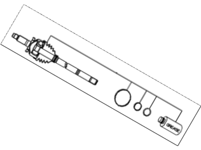 Kia Sedona CV Joint - 495914D700