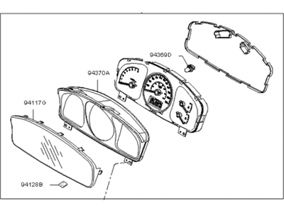 Kia Sportage Speedometer - 940011F042