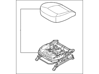 Kia 881043W250EAX Cushion Assembly-Front
