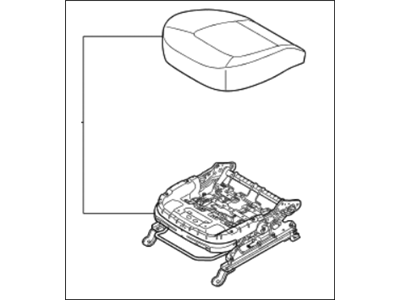 Kia 881043W240EAV Cushion Assembly-Front