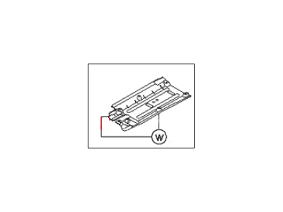 Kia 84145E8000 Under Cover Assembly,RH