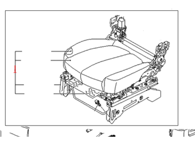 Kia 881011D451461 Cushion Assembly-Front Seat