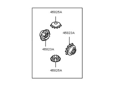 Kia 4583723000 Gear Set-Differential