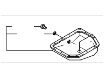 Kia Rio Transmission Pan - 4528022100