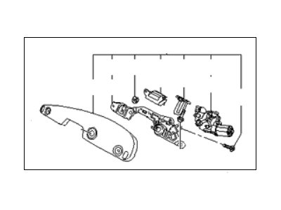 Kia Sportage Wiper Motor - 987001F002