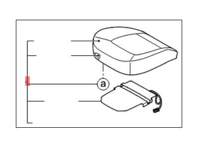 Kia 881033W000EAN Cushion Assembly-Front Seat