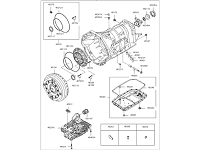 2010 Kia Borrego Transmission Assembly - 4500049100