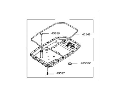 Kia 4528049000 Pan Assembly-Automatic Transaxle Oil