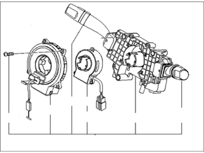 Kia Amanti Headlight Switch - 934013F750