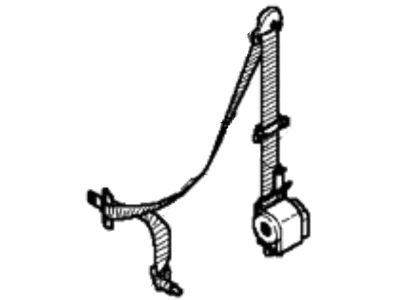 2002 Kia Rio Seat Belt - 0K33W57690ABT