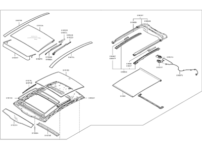 Kia 81600F6010AYK Sunroof Assembly