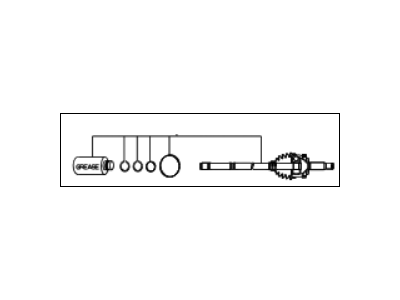 Kia 495912G006 Joint Set-Outer,LH