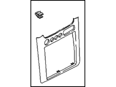 Kia Dash Panel Vent Portion Covers - 0K08K64270