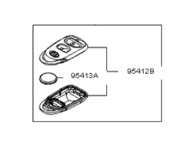 Kia 954301G000 Transmitter Assembly