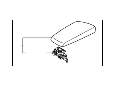 Kia 846602T010VA Console Armrest Assembly