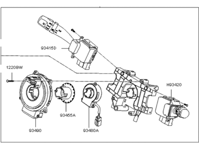 Kia 934011F020