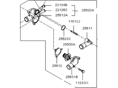 Kia 2560026845 Control Assembly-COOLANT