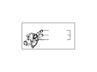 Kia Rio Thermostat Housing - 2562026845