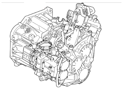 Kia 430002D086 Transmission Assembly-Dc