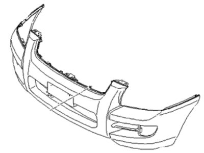 2006 Kia Sportage Bumper - 865111F050