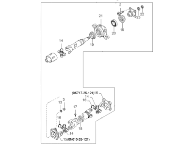 Kia 0K02F25010C