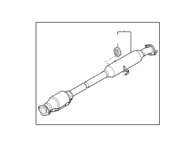 2011 Kia Optima Muffler - 286502T150