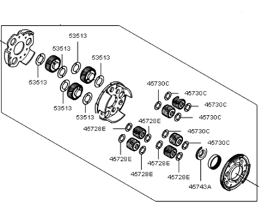 Kia 457603B652 Carrier Assembly-PLANETR