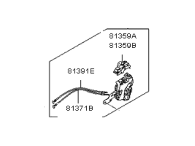 Kia Forte Door Latch Assembly - 813201M040