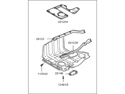 Kia 291202T300AS Panel-Side Cover,RH