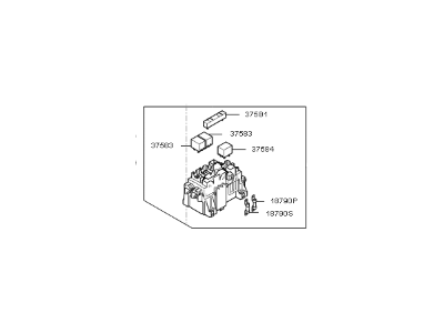 Kia 37514A8510 Relay Assembly-Power