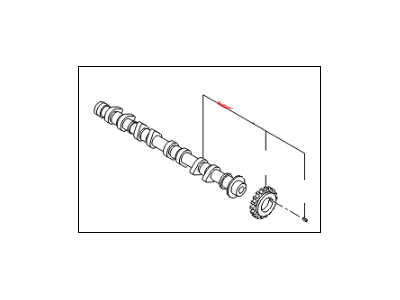 2009 Kia Spectra SX Camshaft - 2410023770