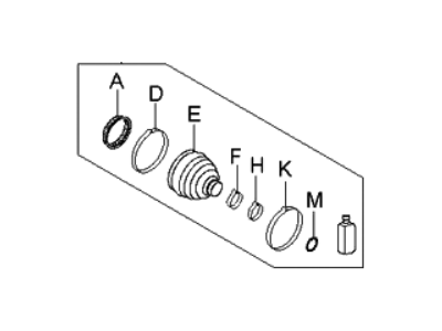 Kia 496942J501 Boot Set-Out Joint