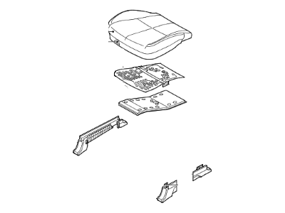 Kia 88100A9612DLE CUSHION ASSY-FR SEAT