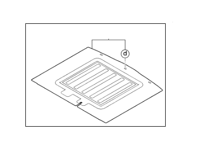 Kia 85710G5200WK Mat Assembly-Luggage Cover