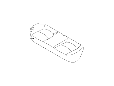 Kia 891002K040ALE Cushion Assembly-Rear Seat