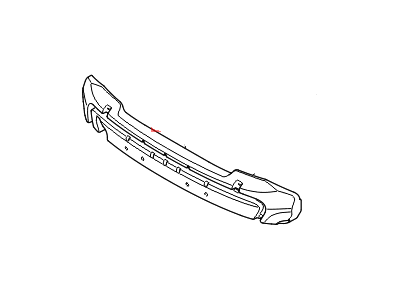 Kia 865201W520 ABSORBER-Front Bumper