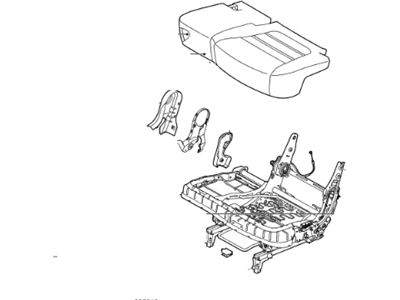 Kia 89100C6050CC7 Cushion Assembly-2ND Seat