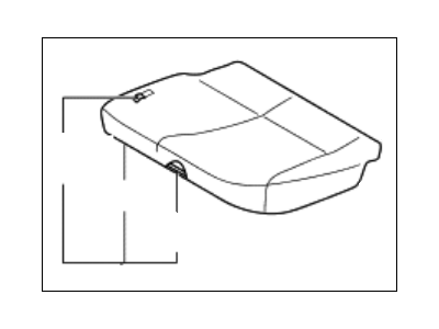 Kia 891004D145CS2 Cushion Assembly-Rear 2ND